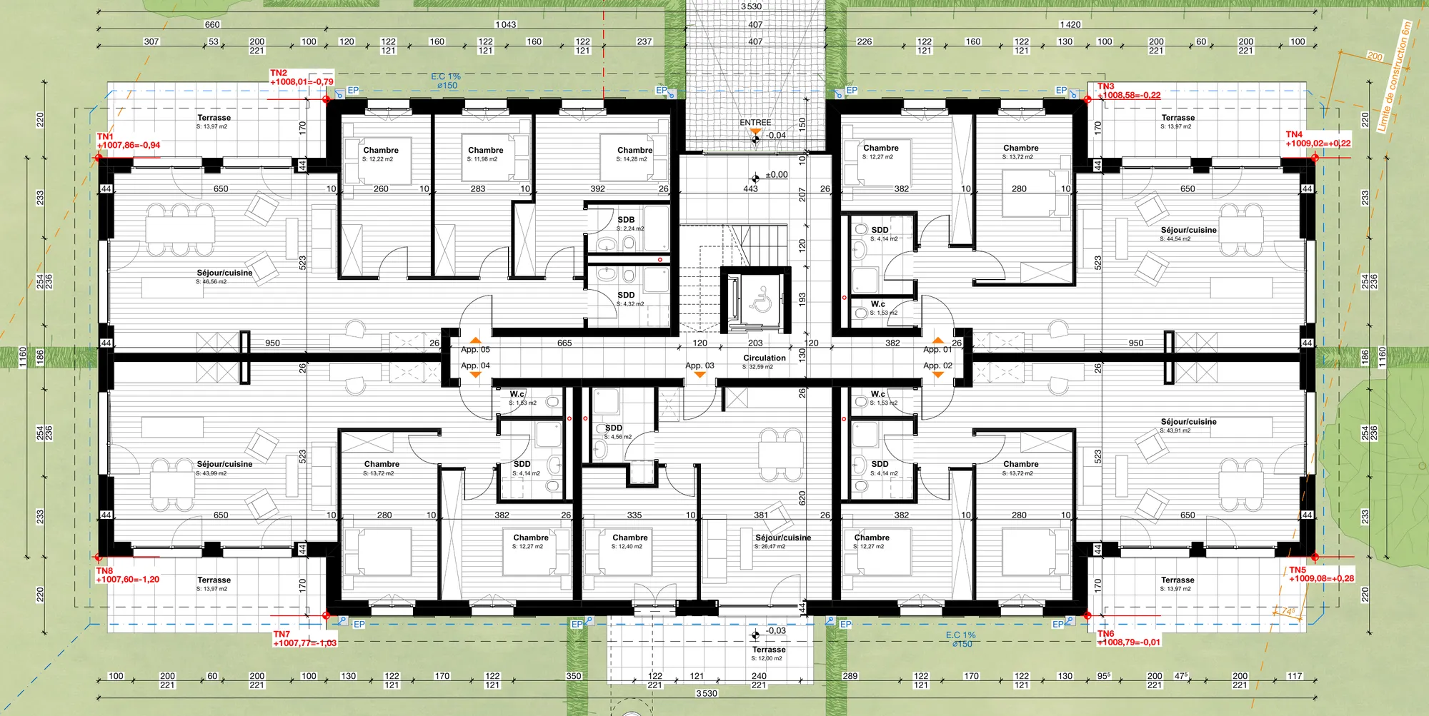 Plan du rez-de-chaussée